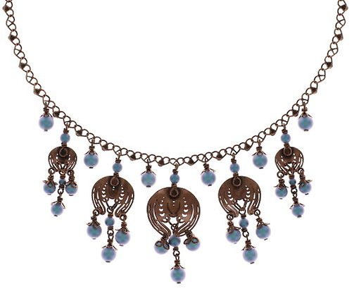 image for Necklace Water Blossom Blue / Green  