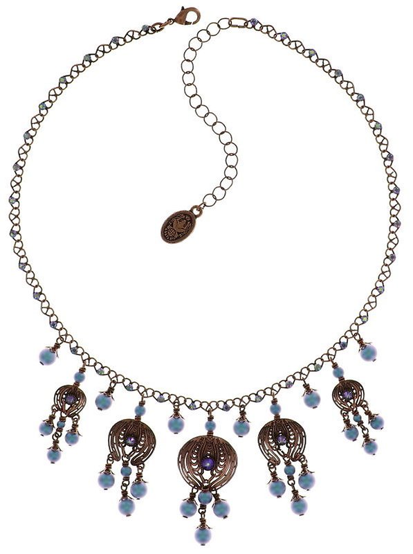 image for Necklace Water Blossom Blue / Green  