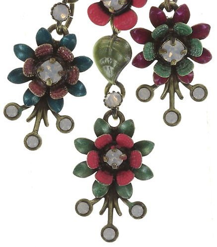 image pour Boucles d'oreilles Eurowire pendantes Mille Fleurs Multi  