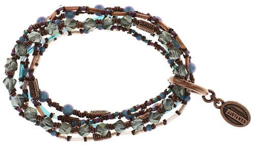 image for Bracelet Elastic Water Blossom Blue / Green  