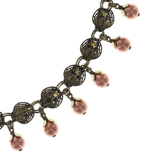 Bild für Halskette Water Blossom Beige  