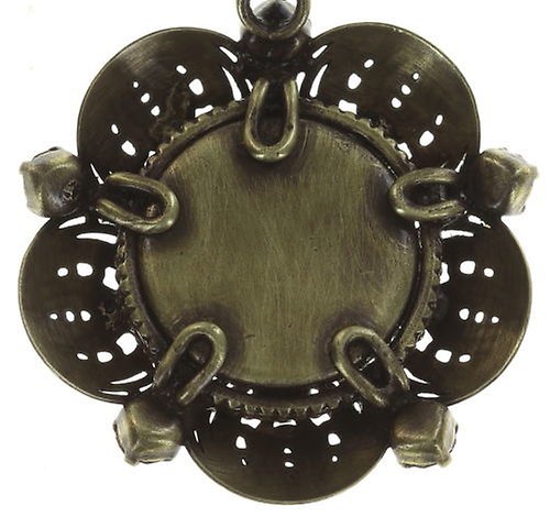 image pour Clou d'oreille pendant Water Blossom Beige  size S