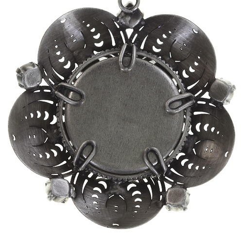 image pour Clou d'oreille pendant Water Blossom Blanc  size M