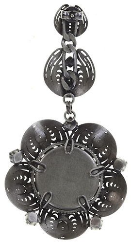 image for Earring Stud Dangling Water Blossom White  size M