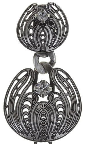 image pour Clou d'oreille pendant Water Blossom Blanc  size M