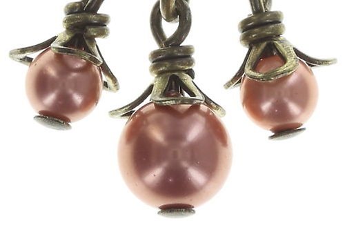 Bild für Ohrstecker baumelnd Water Blossom Beige  