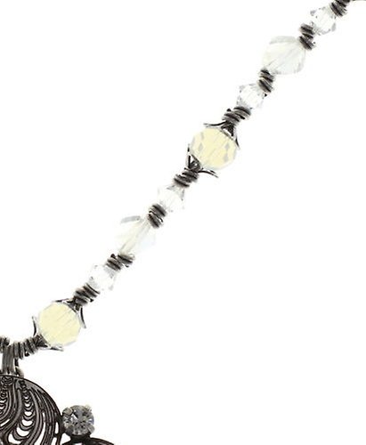 image for Necklace Pendant Water Blossom White  size M