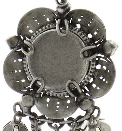 image for Necklace pendant Water Blossom White  size S