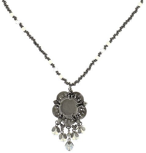 image pour Collier pendant Water Blossom Blanc  size S