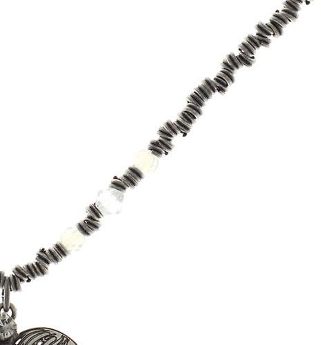 image for Necklace pendant Water Blossom White  size S