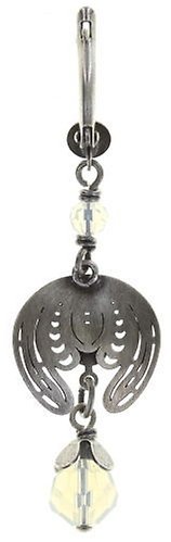 image pour Boucles d'oreilles pendantes Water Blossom Blanc  