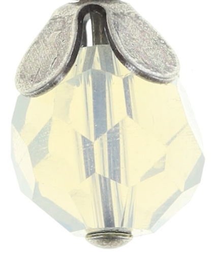 image pour Boucles d'oreilles pendantes Water Blossom Blanc  