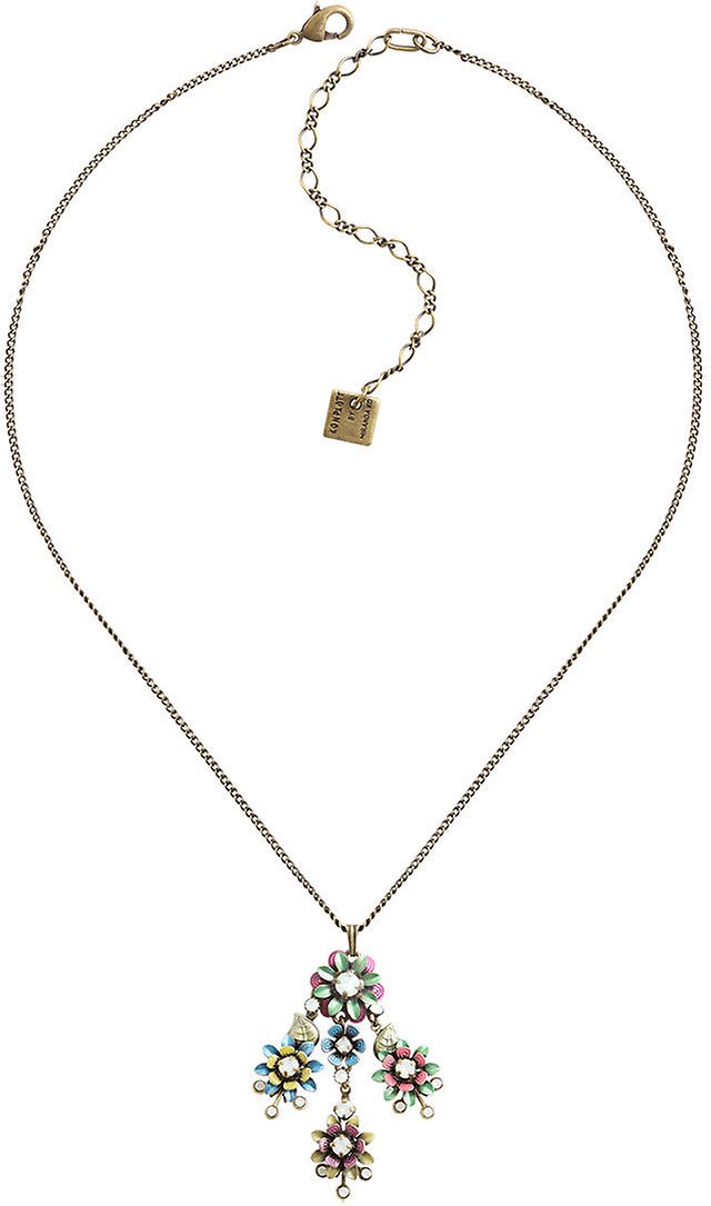 image for Necklace pendant Mille Fleurs Multi  