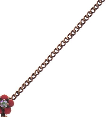 Kép Necklace pendant Mille Fleurs Red / Orange  