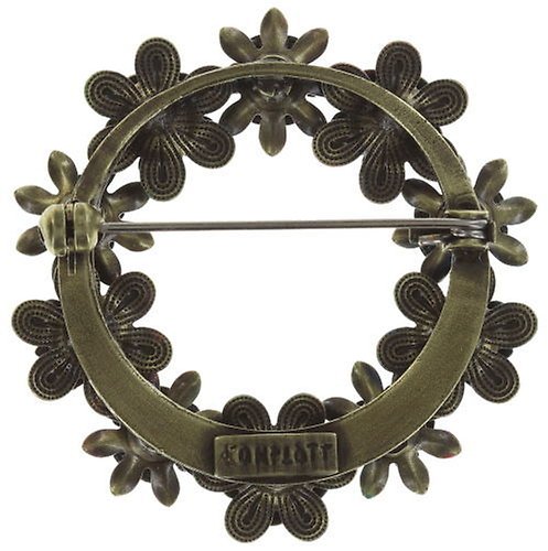 image for Brooch Mille Fleurs Blue / Green  