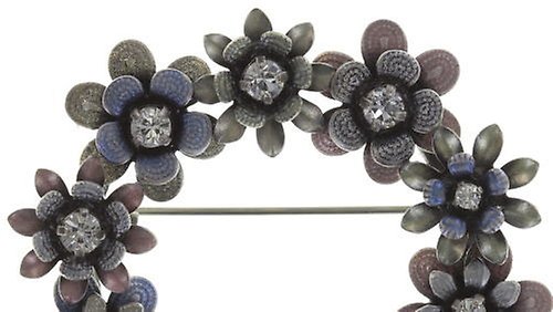 image pour Broche Mille Fleurs Blanc  