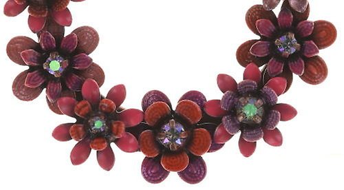 Kép Brooch Mille Fleurs Red / Orange  