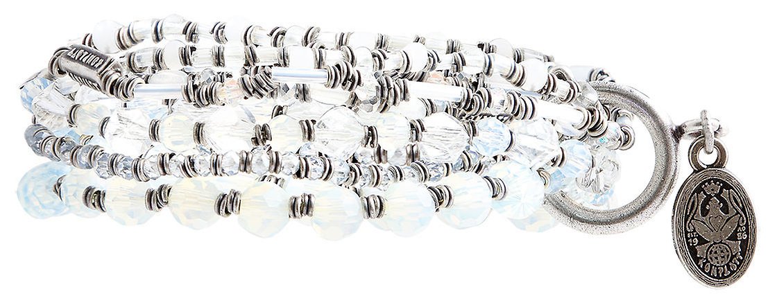 Bild für Armband elastisch Water Blossom Weiß  