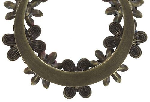 Bild für Ohrring Clip  Mille Fleurs Blau / Grün  