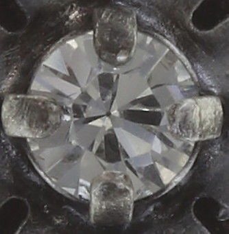 image for Earring stud Mille Fleurs White  