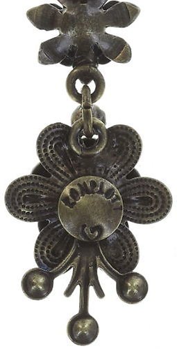 image pour Clou d'oreille pendant Mille Fleurs Bleu / Vert  