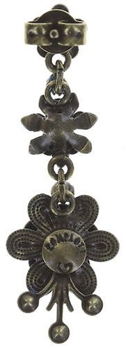 Bild für Ohrstecker baumelnd Mille Fleurs Blau / Grün  