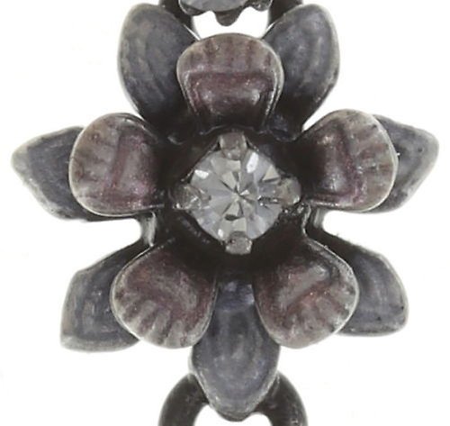 image for Earring Stud Dangling Mille Fleurs White  