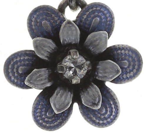 image for Earring Stud Dangling Mille Fleurs White  