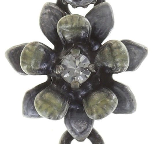 image pour Clou d'oreille pendant Mille Fleurs Blanc  