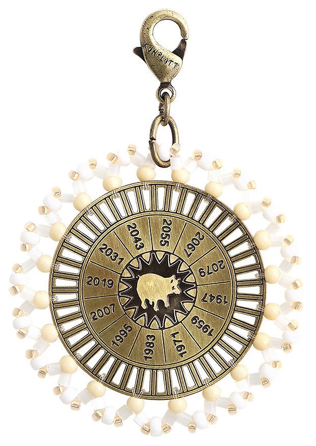 image for Charm Zodiac White  size L