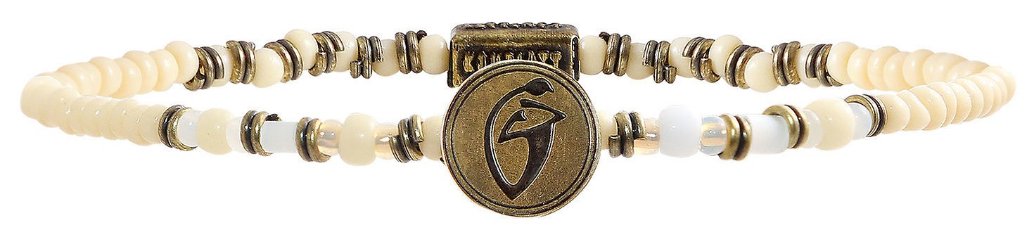 image for Bracelet Elastic Zodiac White  size XS