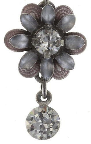 Bild für Ohrstecker baumelnd Mille Fleurs Weiß  