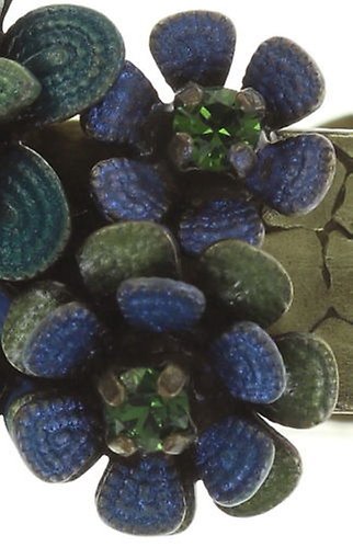 image for Ring Mille Fleurs Blue / Green  