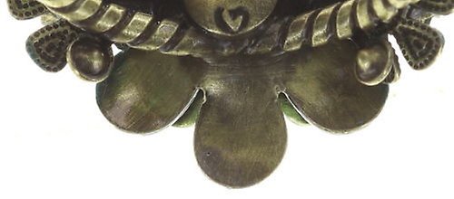 image for Ring Mille Fleurs Blue / Green  