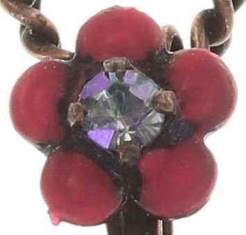 Kép Necklace pendant Mille Fleurs Red / Orange  