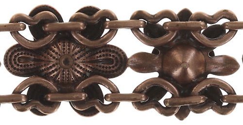 Bild für Armband Mille Fleurs Rot / Orange  