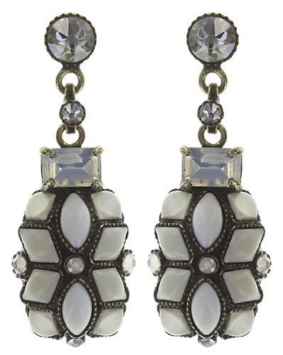 image pour Clou d'oreille pendant Marrakesch Blanc  size S