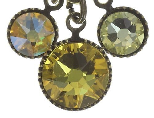 image pour Clou d'oreille pendant Waterfalls Jaune  