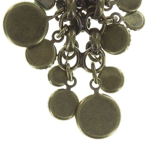 Bild für Ohrstecker baumelnd Waterfalls Blau / Grün / Gelb  