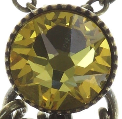 image for Necklace pendant Waterfalls Yellow  