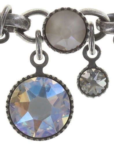 image for Necklace Waterfalls White / Grey  