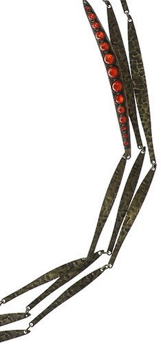 image pour Collier (long) Global Glam De Luxe Rouge / Orange  