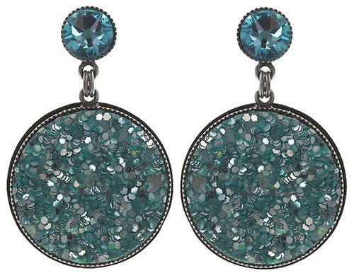 image pour Clou d'oreille pendant Studio 54 Vert  size M