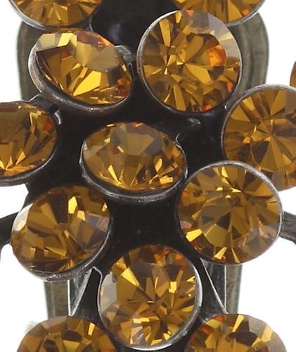 Bild für Ohrringe mit Clip Magic Fireball Gelb Topaz Classic Size (21mm Ø)