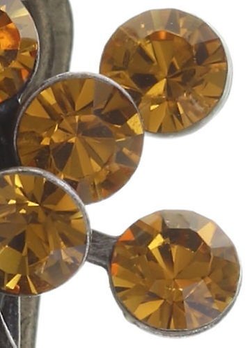 Bild für Ohrringe mit Clip Magic Fireball Gelb Topaz Classic Size (21mm Ø)