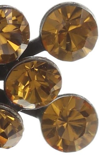 Bild für Ohrringe mit Brisur Magic Fireball Gelb Topaz Classic Size (21mm Ø)