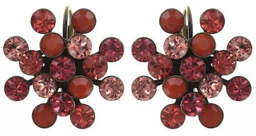 image pour Boucles d'oreilles Eurowire Magic Fireball Coralline  Classic Size (21mm Ø)