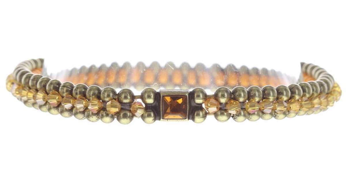 KONPLOTT / Bracelet Bead Snakes yellow/orange