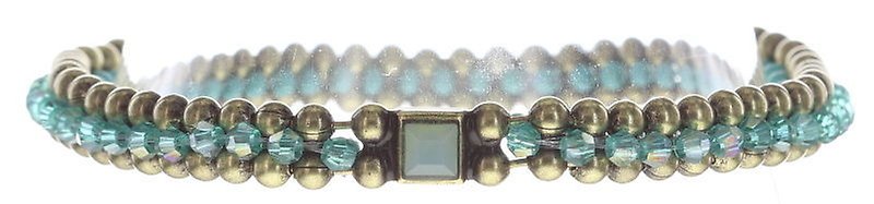 image for Bracelet Bead Snakes Blue / Green  