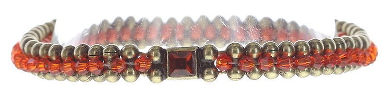 image pour Bracelet Bead Snakes Rouge / Orange  